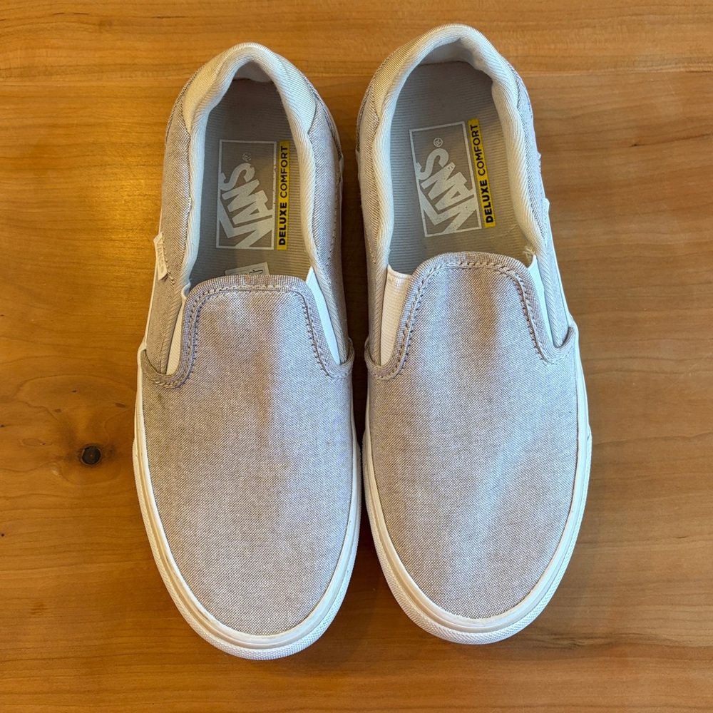 Vans Asher Taupe Slip-On Shoes Women’s 7.5